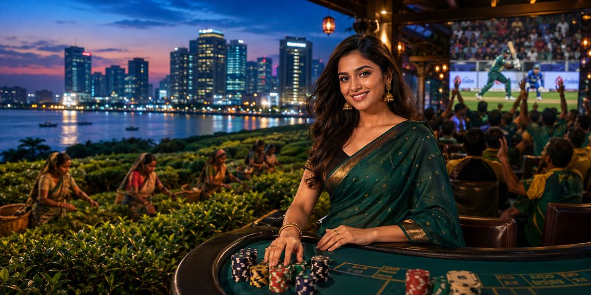 চট্টগ্রামের চা বাগানে একজন ব্যবহারকারী শান্তভাবে 3111 প্ল্যাটফর্মে ক্রিকেট বেটিং উপভোগ করছেন