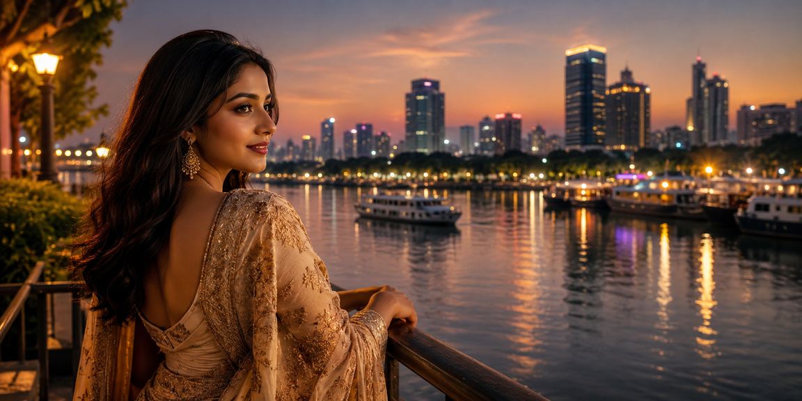 ঢাকায় বাংলাদেশি মডেল মোবাইলে জমা করছেন