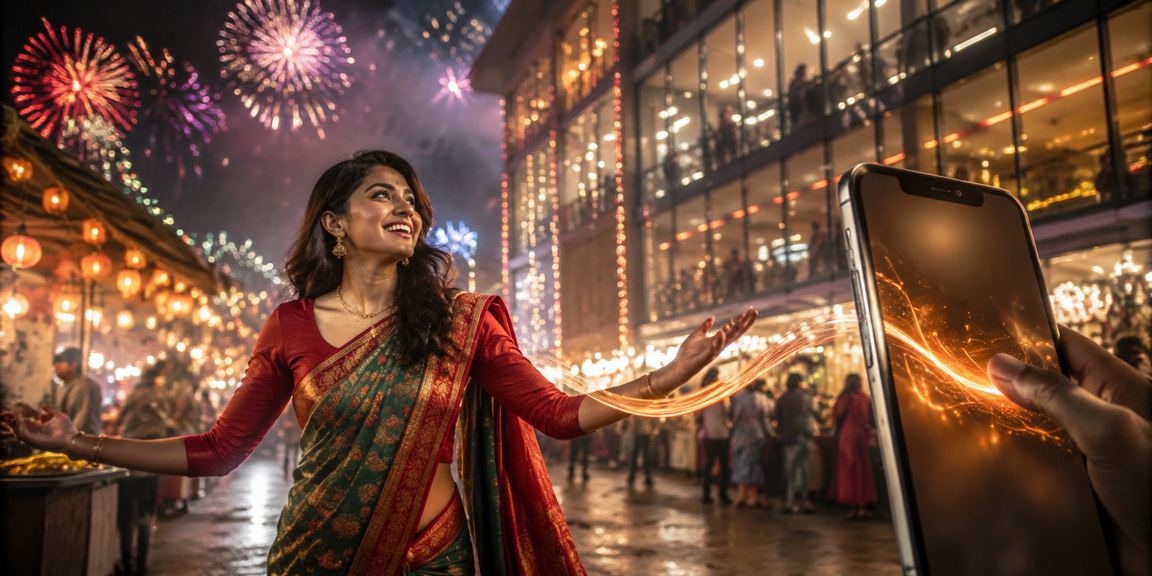 সিলেটের চা বাগানে একজন ব্যবহারকারী 3111 - এ নিরাপদে মোবাইল পেমেন্ট করছেন